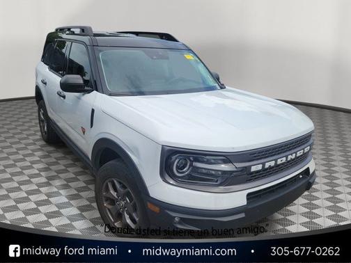 OXFORD WHITE 2024 Ford Bronco Sport BADLANDS