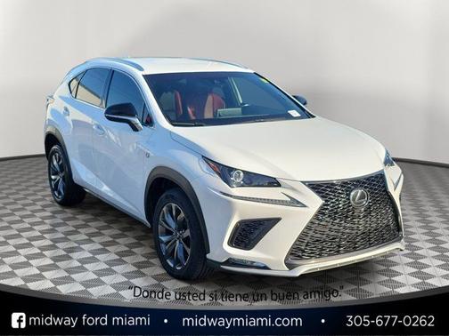 Ultra White 2021 Lexus NX 300 F SPORT