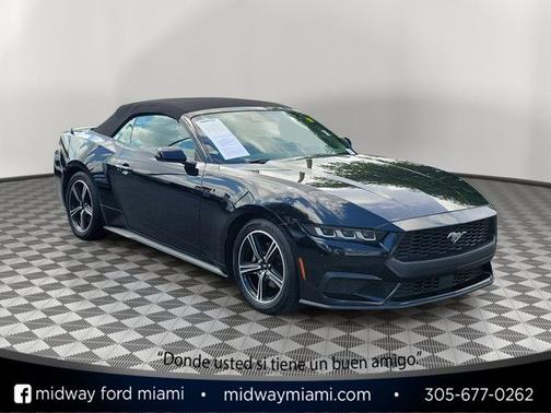 SHADOW BLACK 2024 Ford Mustang ECOBOOST PREMIUM