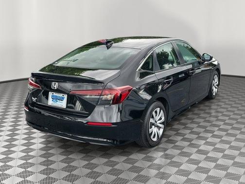 Black 2025 Honda Civic LX
