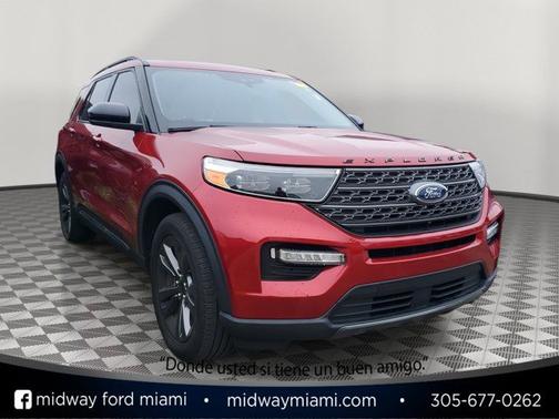RAPID RED MET TINTED CC 2023 Ford Explorer XLT