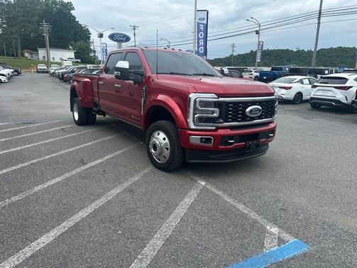 Rapid Red Metallic Tinted Clearcoat 2024 Ford F-450 Platinum
