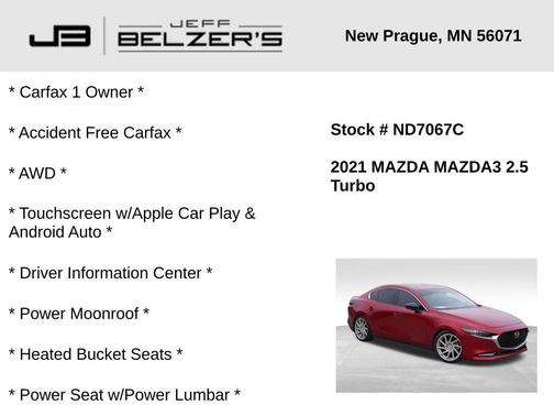 2021 Mazda Mazda3 2.5 Turbo AWD