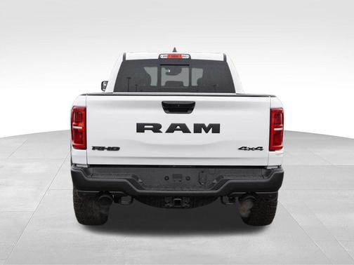 Bright White Clearcoat 2026 RAM 1500 RHO Crew Cab 4x4 5'7' Box