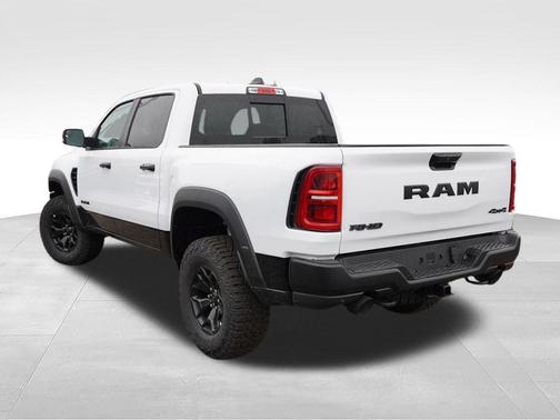 Bright White Clearcoat 2026 RAM 1500 RHO Crew Cab 4x4 5'7' Box