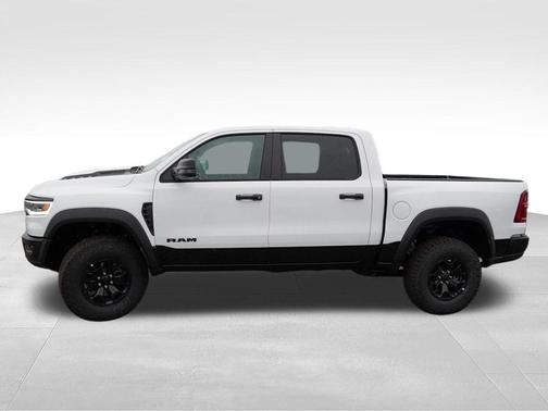 Bright White Clearcoat 2026 RAM 1500 RHO Crew Cab 4x4 5'7' Box