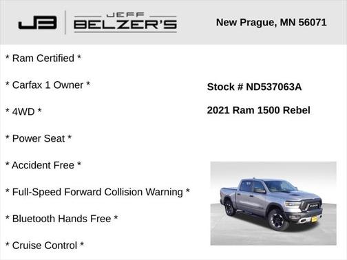2021 RAM 1500 Rebel