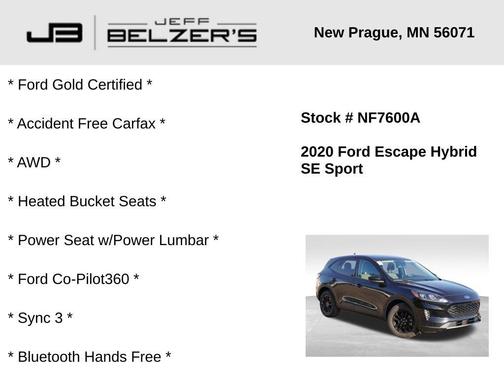2020 Ford Escape SE