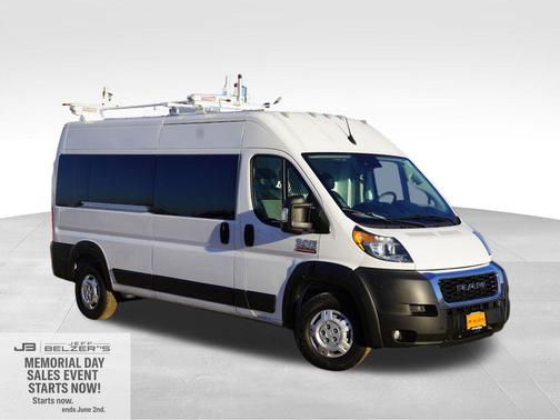 Bright White Clearcoat 2022 RAM ProMaster 3500 Window Van High Roof
