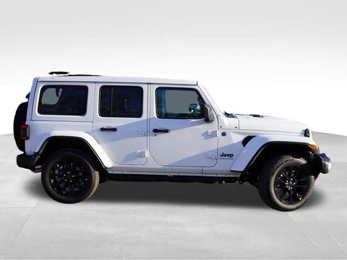 Bright White Clearcoat 2025 Jeep Wrangler 4xe Sahara