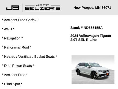 2024 Volkswagen Tiguan 2.0T SEL R-Line 4MOTION