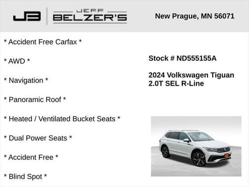 2024 Volkswagen Tiguan 2.0T SEL R-Line 4MOTION