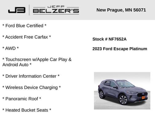 2023 Ford Escape Platinum