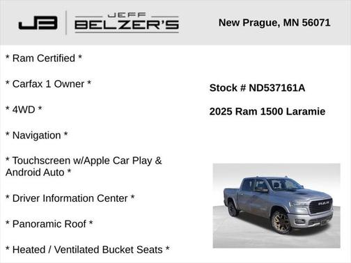 2025 RAM 1500 Laramie