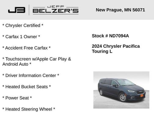2024 Chrysler Pacifica Touring L