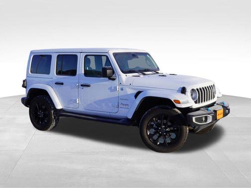 Bright White Clearcoat 2024 Jeep Wrangler 4xe Sahara