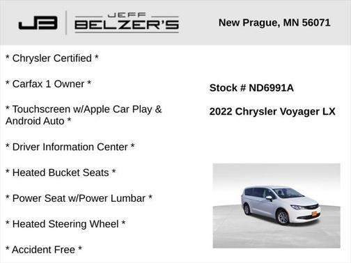 2022 Chrysler Voyager LX