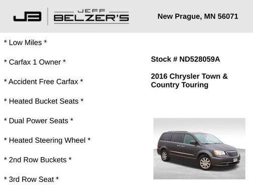 2016 Chrysler Town & Country Touring