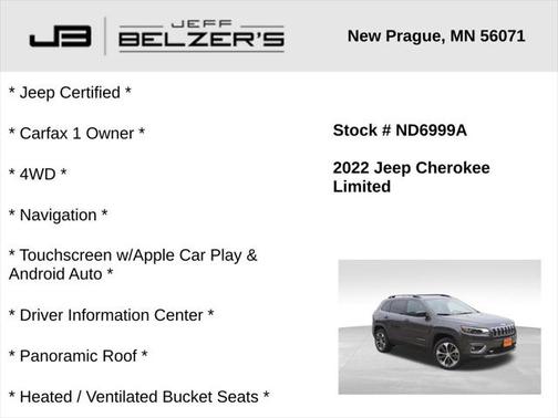 2022 Jeep Cherokee Limited