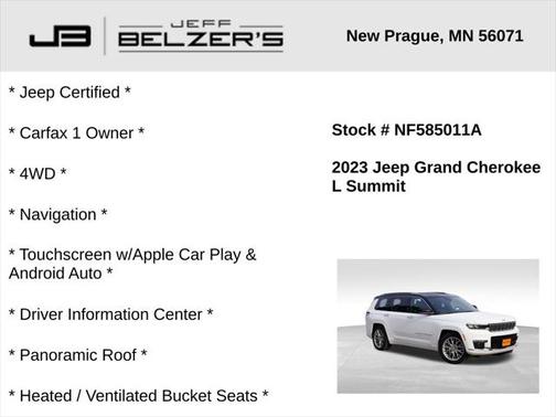 2023 Jeep Grand Cherokee L Summit