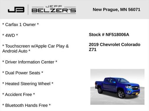 2019 Chevrolet Colorado Z71