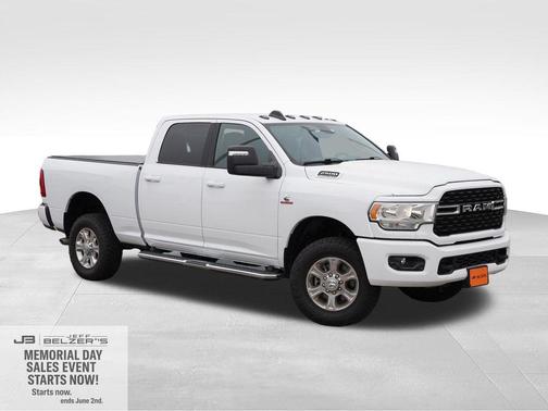 Bright White Clearcoat 2023 RAM 2500 Big Horn Crew Cab 4x4 6'4' Box