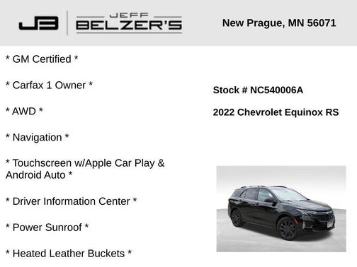 2022 Chevrolet Equinox AWD RS
