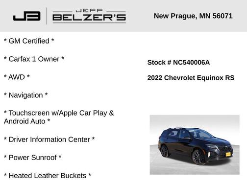 2022 Chevrolet Equinox AWD RS