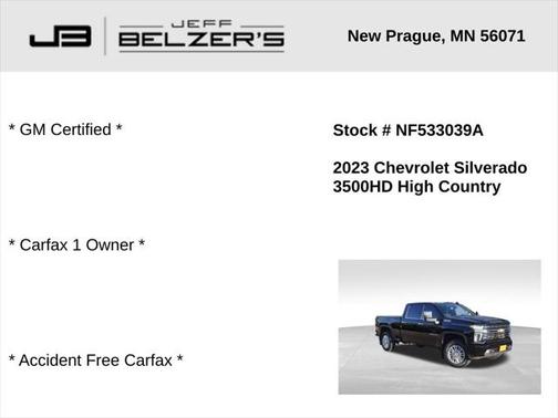 2023 Chevrolet Silverado 3500 High Country