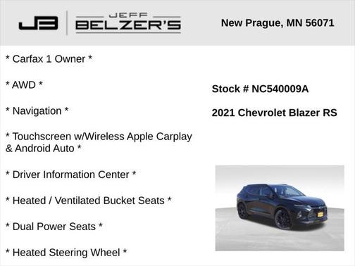2021 Chevrolet Blazer RS