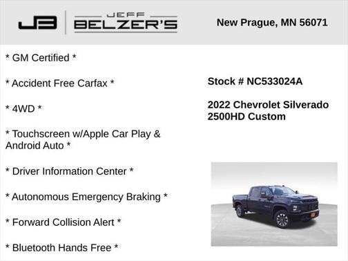 2022 Chevrolet Silverado 2500 Custom