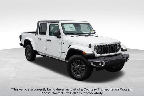 Bright White Clearcoat 2025 Jeep Gladiator Sport S