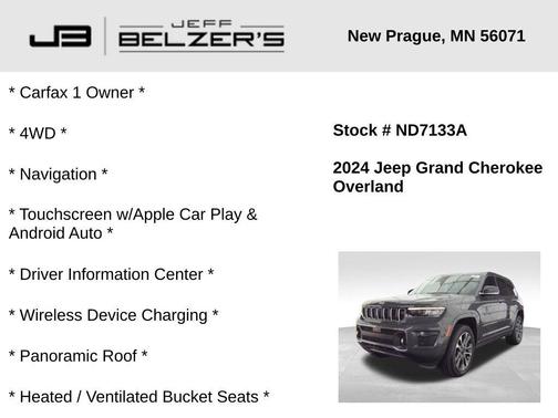 2024 Jeep Grand Cherokee Overland
