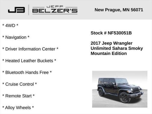 2017 Jeep Wrangler Unlimited Sahara