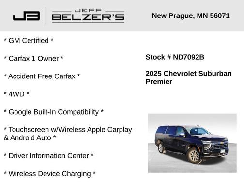 2025 Chevrolet Suburban Premier