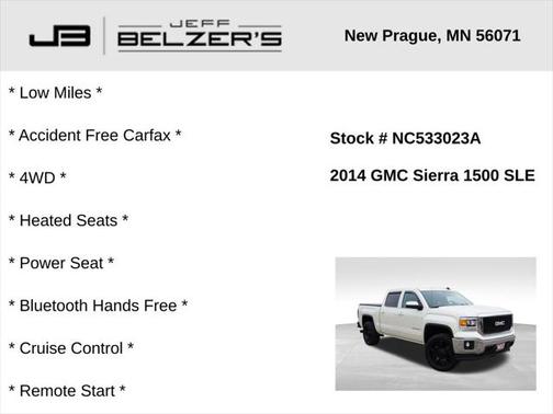 2014 GMC Sierra 1500 SLE