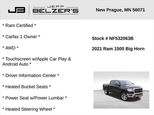 2021 RAM 1500 Big Horn/Lone Star