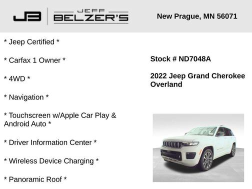 2022 Jeep Grand Cherokee Overland