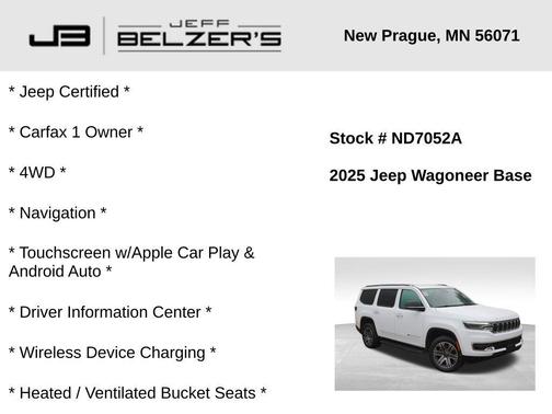 2025 Jeep Wagoneer 4x4