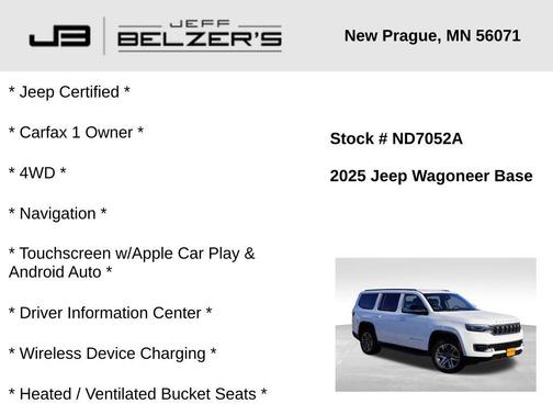 2025 Jeep Wagoneer 4x4