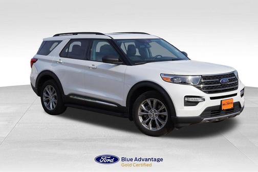 Star White Metallic Tri-Coat 2023 Ford Explorer XLT