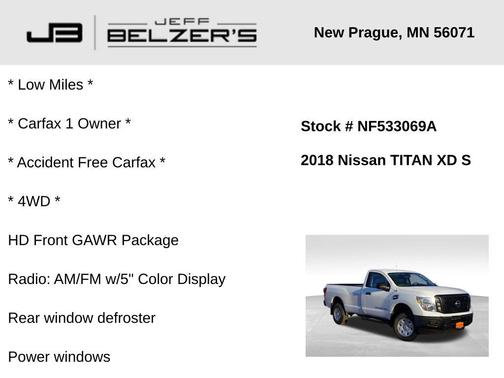 2018 Nissan Titan XD S