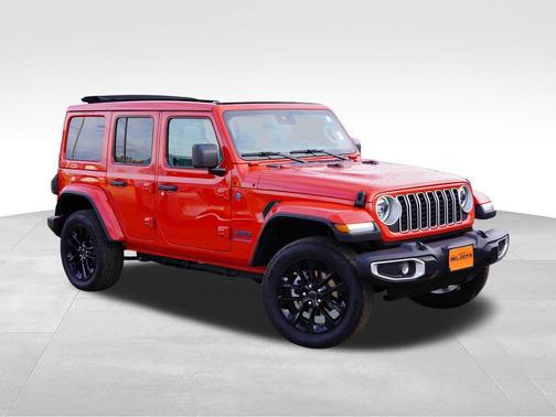 Firecracker Red Clearcoat 2025 Jeep Wrangler 4xe Sahara
