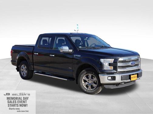 Shadow Black 2016 Ford F-150 Lariat