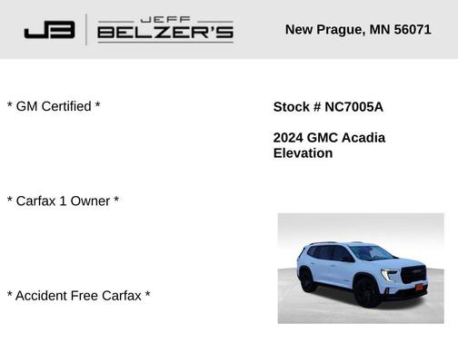2024 GMC Acadia AWD Elevation