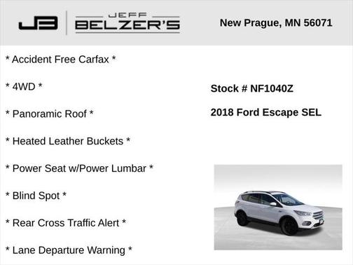 2018 Ford Escape SEL