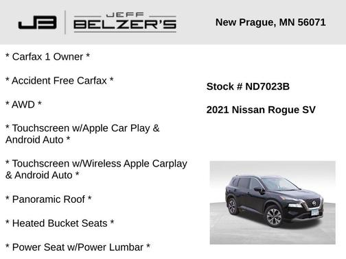 2021 Nissan Rogue SV