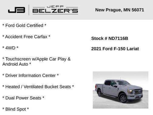 2021 Ford F-150 Lariat