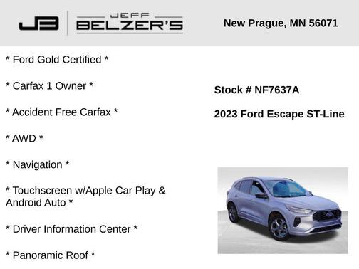 2023 Ford Escape ST-Line