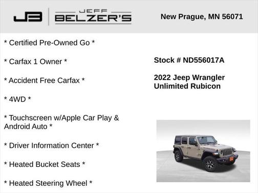 2022 Jeep Wrangler Unlimited Rubicon